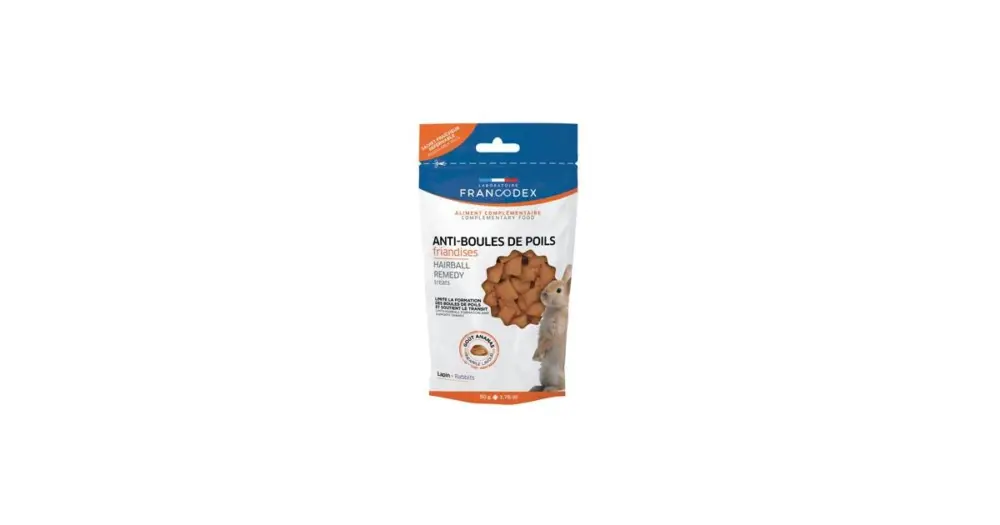 Top Prodej Francodex Pochoutka Hairball remedy králík 50g