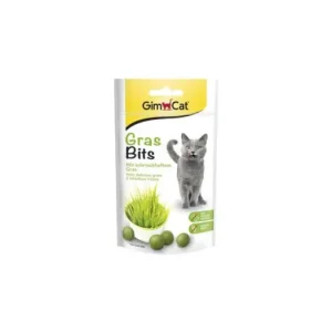 Gimcat GRAS BITS tabl. s kočičí trávou 40g Cenový Hit