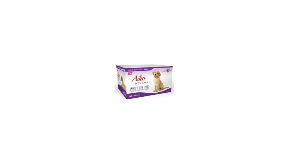Speciální Cena Podložka absorb. pro psy Aiko Soft Care 60x58cm 100ks