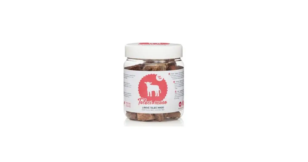 Raw Raw pochoutka mrazem sušené Telecí maso 70g Autentický