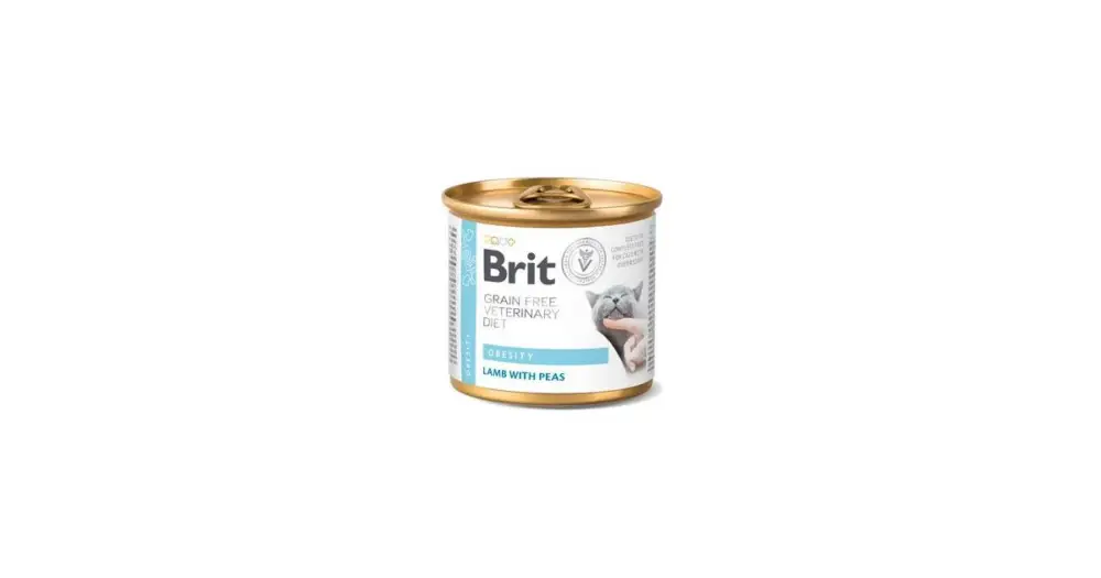 Brit VD Cat GF konz. Obesity 200g Levný