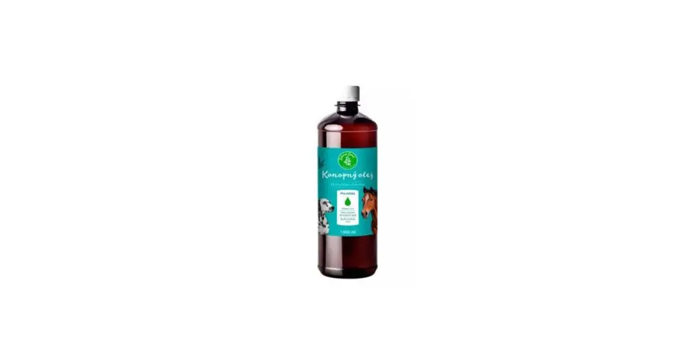 Konopný olej pro zvířata 1000ml Dokud Zásoby Vydrží