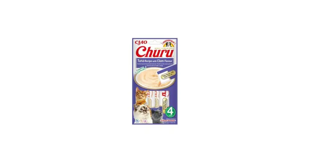 Výhodná Nabídka Churu Cat Tuna Recipe with Clam Flavour 4x14g