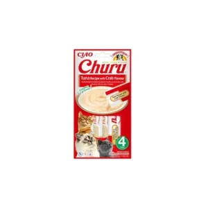 Top Prodej Churu Cat Tuna Recipe with Crab Flavour 4x14g