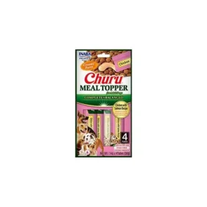 Churu Dog Meal Topper Chicken with Salmon Recipe 4x14g Nová Kolekce