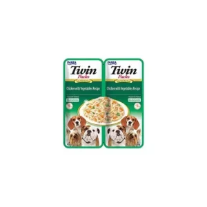 Cenově Výhodný Churu Dog Twin Packs Chick&Veg. in Broth 2x40g