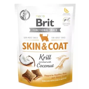 Výhodná Nabídka Brit Care Dog Functional Snack Skin&Coat Krill 150g