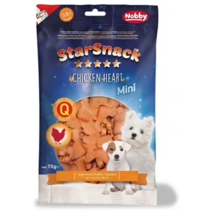 Koupit Online Nobby StarSnack Mini měkké kuřecí srdíčka pro psy 70g