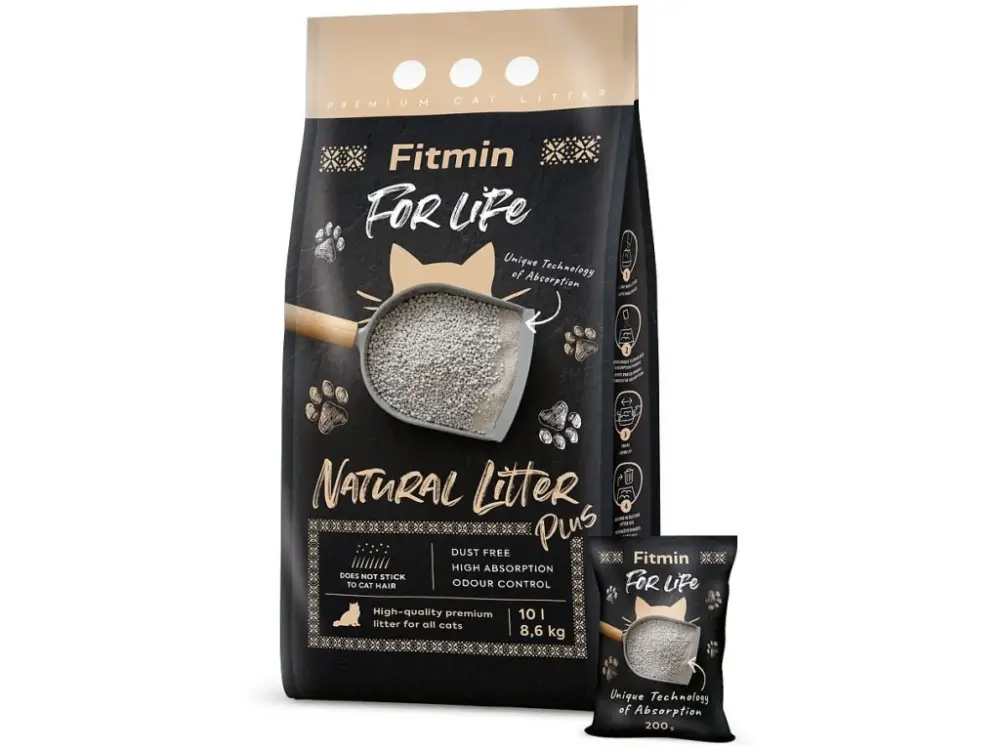Cenový Hit Fitmin For Life Natural litter Plus kočkolit 8,6kg 10l