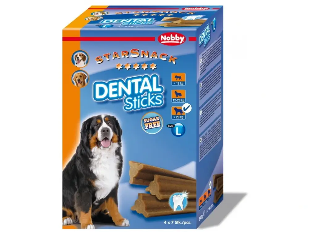 Nobby StarSnack Dental Sticks Large dentální pamlsky 28ks / 840g Nová Kolekce
