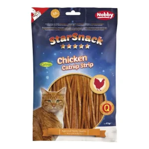 Nobby StarSnack pamlsky pro kočky catnipové proužky 85g Tovární Cena
