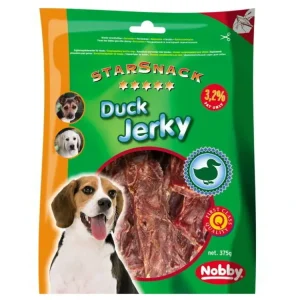 Nízká Cena Nobby StarSnack Duck Jerkey sušené kachní svalovina 375g