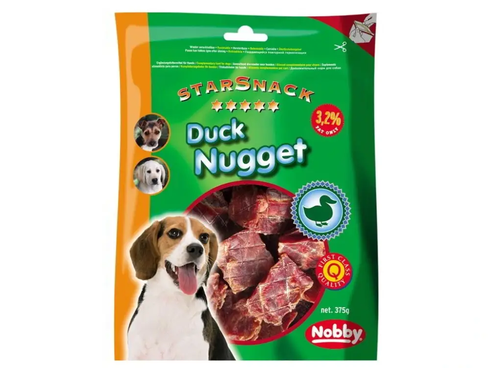 Nobby StarSnack Duck Nugget kachní nugetky 375g Kup Teď
