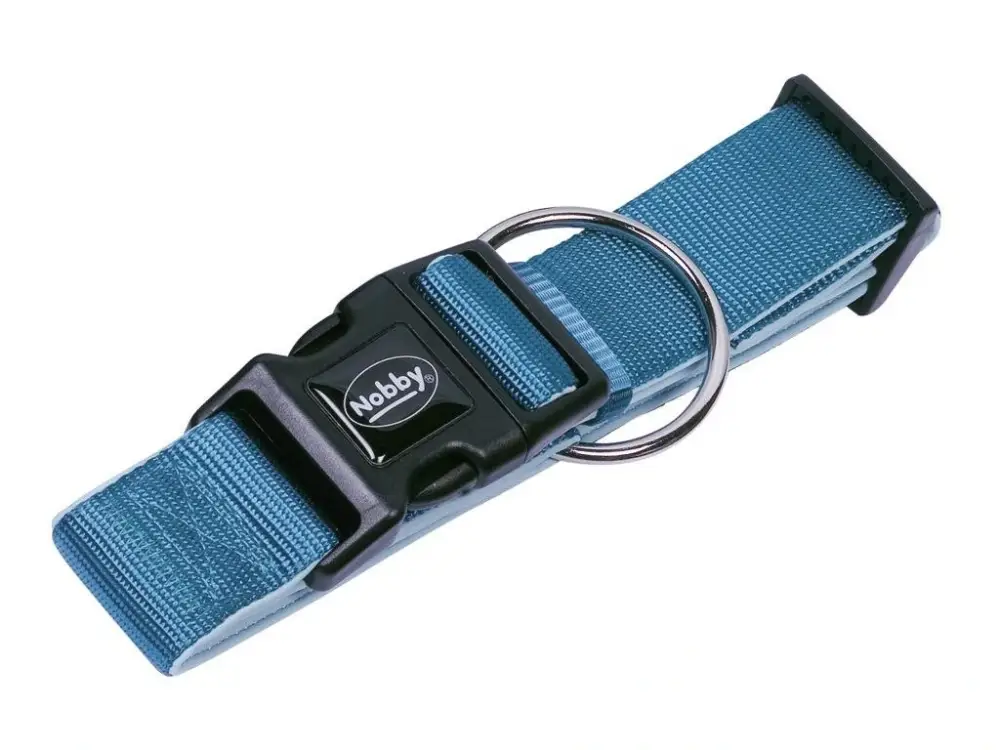 Hit Sezóny Nobby CLASSIC PRENO extra široký obojek neoprén světle modrá XL 55-70cm