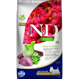 N&D Quinoa DOG Digestion Lamb & Fennel Mini 2,5kg Must-Have