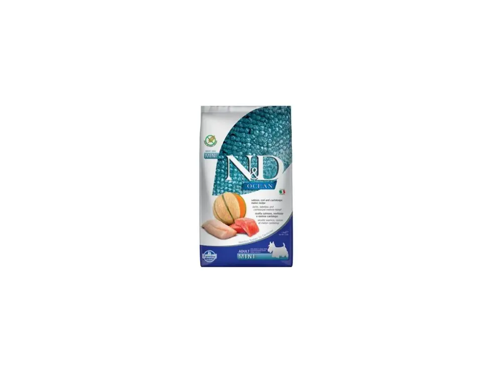 N&D OCEAN DOG Adult Mini Salmon & Cod & Melon 2,5kg Jen Po Omezenou Doba