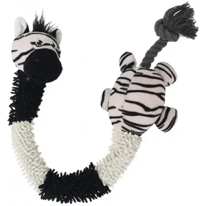 Akční Cena Nobby plyšová hračka Zebra s lanem uvnitř 61 cm