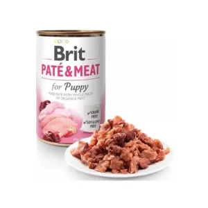 Nízká Cena Brit Dog Paté & Meat Puppy konzerva 800g
