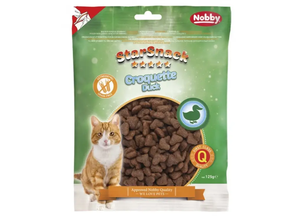 Nobby StarSnack Cat Croquette Duck funkční pamlsky 125g Finální Výprodej