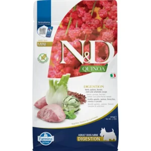 N&D Quinoa DOG Digestion Lamb & Fennel Mini 800g Nejlepší Cena