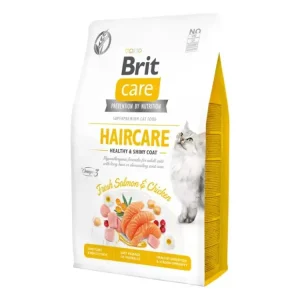 Brit Care Cat Grain-Free Haircare Healthy & Shiny Coat 2kg Poslední Šance