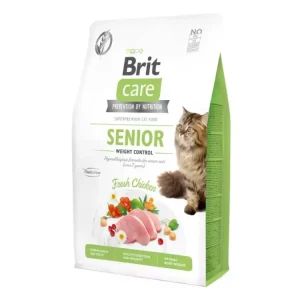 Brit Care Cat Grain-Free Senior Weight Control 2kg Top Prodej