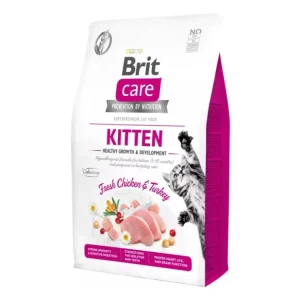Super Cena Brit Care Cat Grain-Free Kitten Healthy Growth & Development 2kg