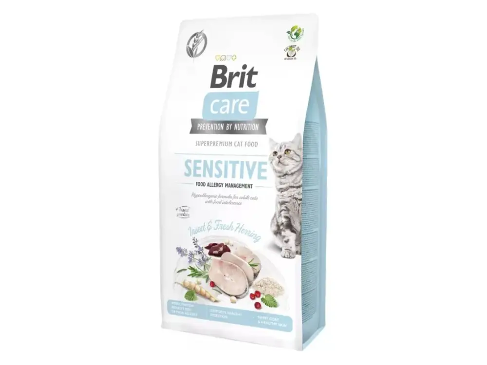 Kup Teď Brit Care Cat GF Sensitive Food Allergy Management Insect 7kg