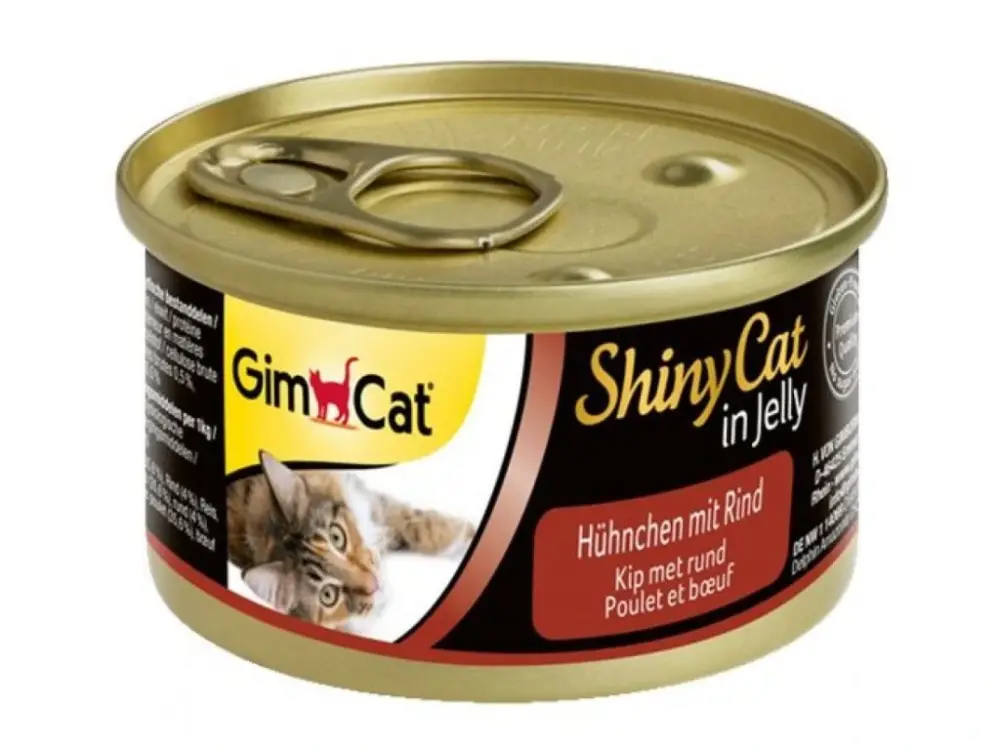 ShinyCat Jelly konzerva kuře s hovězím 70g Oblíbený