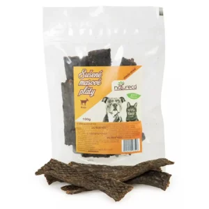Levný NATURECA 100% Masové pláty Koza pochoutka pro psy a kočky 100g