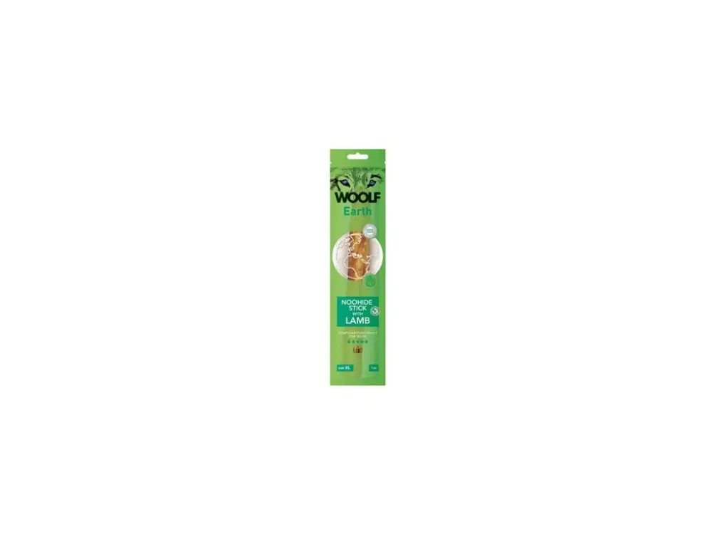Woolf pochoutka Earth NOOHIDE XL Stick with Lamb 85g Omezená Nabídka
