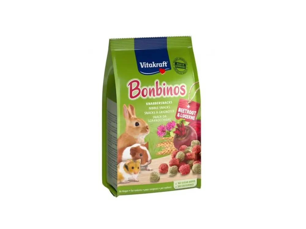 Vitakraft all Rodent poch. BonBinos Rote Bete 40g Víkendová Akce