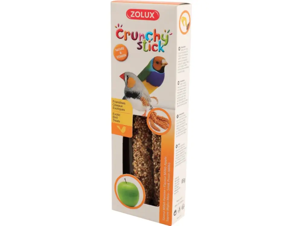 Objednat Nyní Crunchy Stick Exotic Proso/Jablko 2ks Zolux