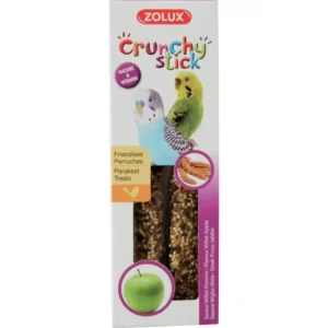 Crunchy Stick Parakeet Proso/Jablko 2ks Zolux Levný