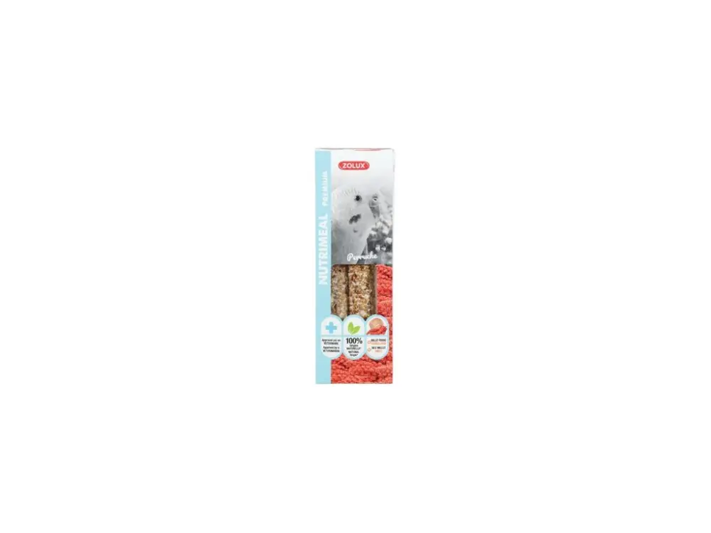 Pochoutka NUTRIMEAL STICK červ.proso pro papoušky 110g Autentický