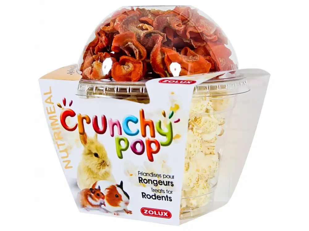 Dokud Zásoby Vydrží Pochoutka POPCORN mrkev pro hlodavce 43g Zolux F