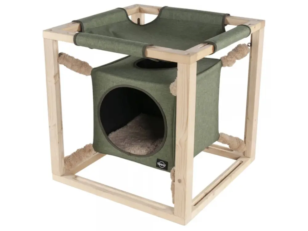 Odpočívadlo Quapas! Catcube M zelená Ihned K Objednání