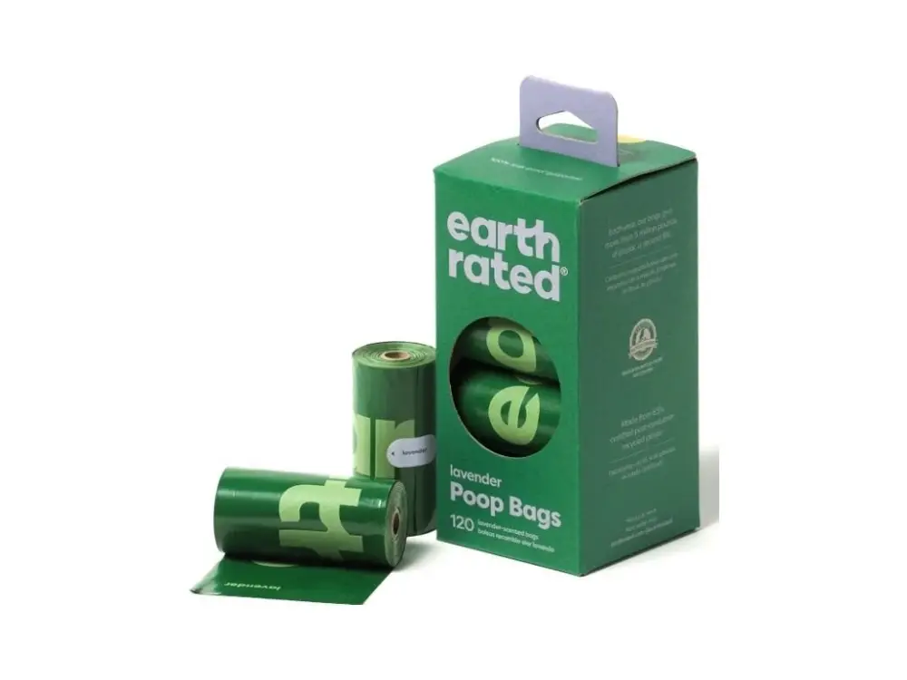 Earth Rated sáčky s vůní levandule 120 ks / 8 rolí Finální Výprodej