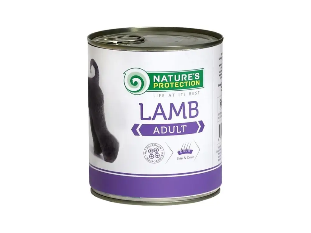 Ihned K Objednání Nature's Protection Dog Adult jehně konzerva 800g