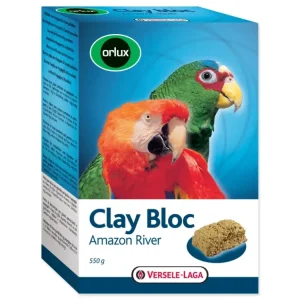 Versele-Laga Jílový blok Clay Bloc Amazon River pro větší papoušky 550 g Levný