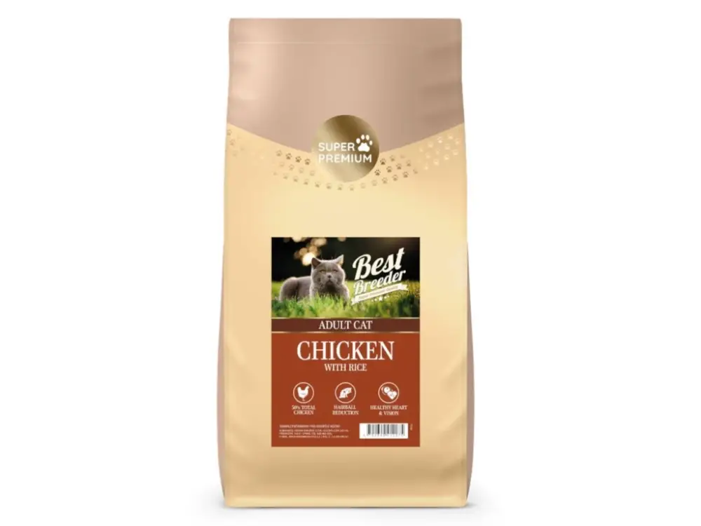 Autentický Best Breeder Adult Cat Chicken 6 kg