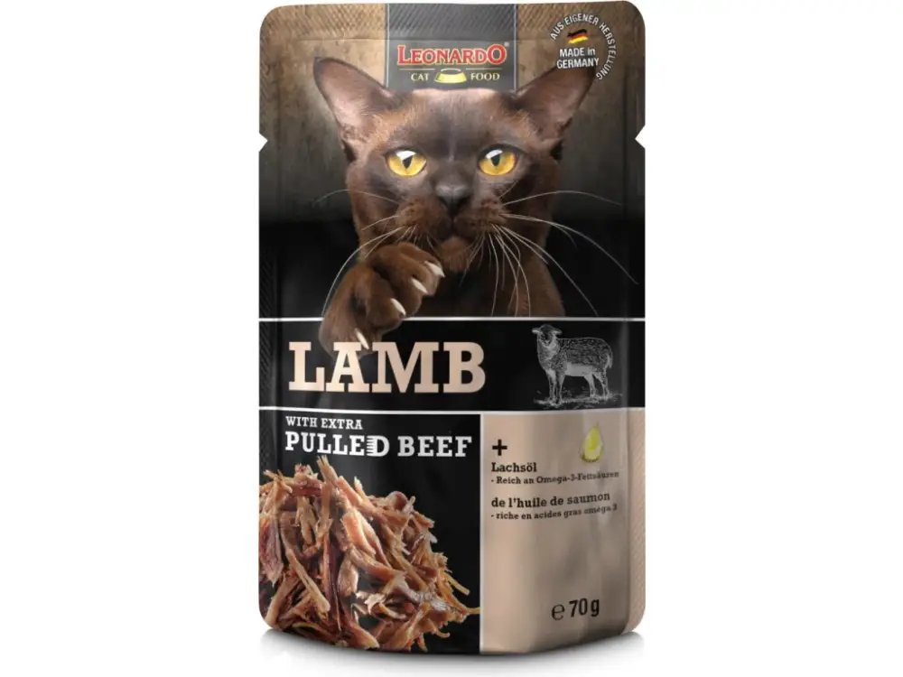 Odeslání Ihned Leonardo Kapsička - jehněčí + extra trhané hovězí 70 g