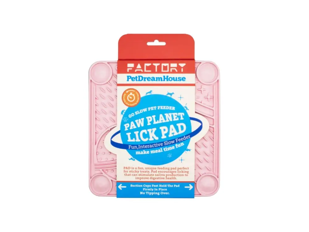 PetDreamHouse lízací podložka Paw Planet Lick Pad – světle růžová Cenový Hit