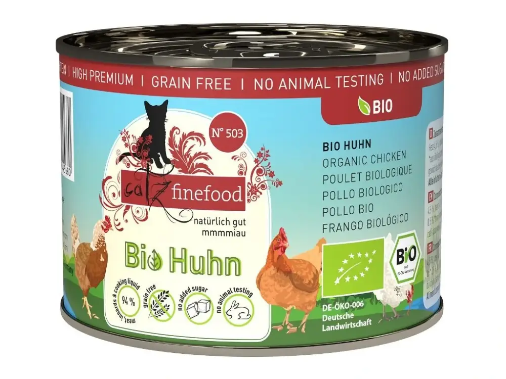 Catz finefood Konzerva Bio No.503 - s kuřecím masem 200g Odeslání Ihned