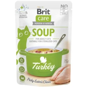 Přímo Od Výrobce Brit Care Cat Soup with Turkey 75g