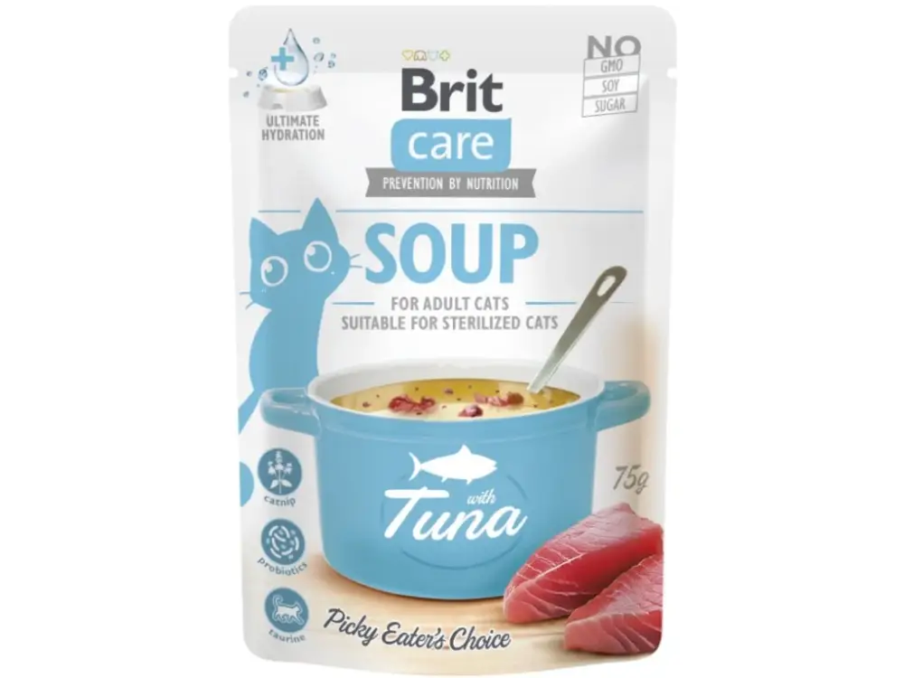 Brit Care Cat Soup with Tuna 75g Autentický