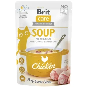 Bezpečná Platba Brit Care Cat Soup with Chicken 75g