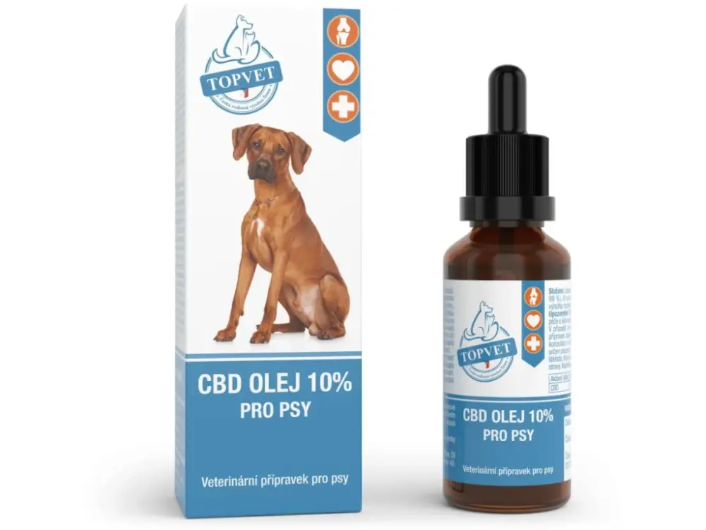 Cenově Výhodný CBD olej 10% pro psy 10ml