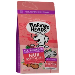BARKING HEADS All Hounder Hair Necessities Salmon 2kg Vysoce Kvalitní