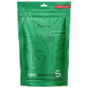 CBD pamlsky CurePoint Dental Care S 100g Sleva